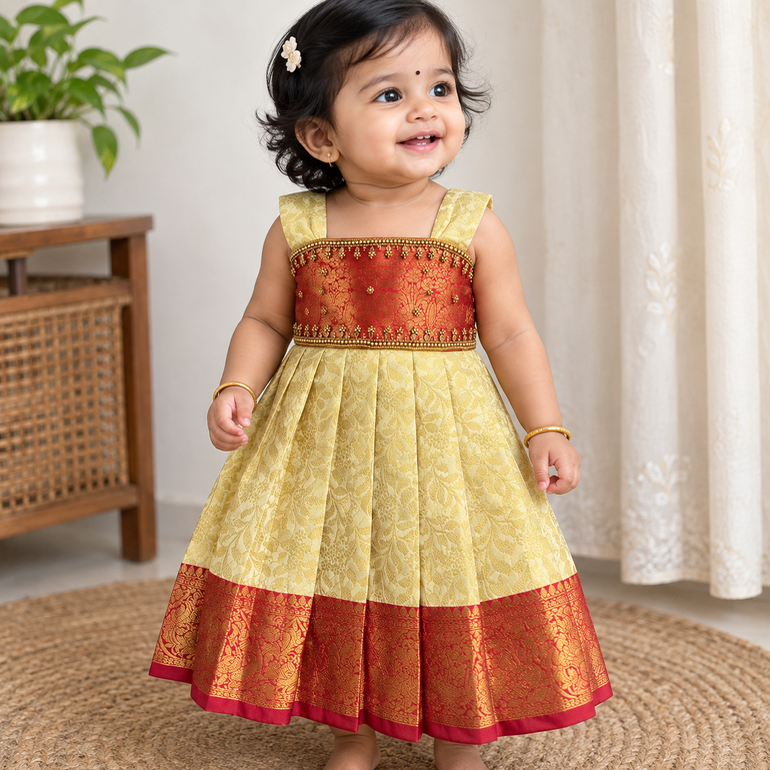 Aari work frock 