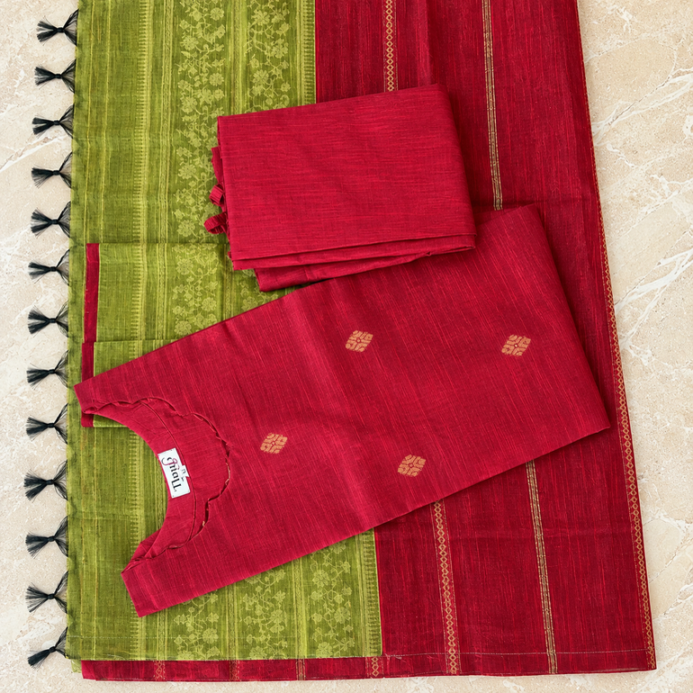 Feeding Kanchipuram 3pc set