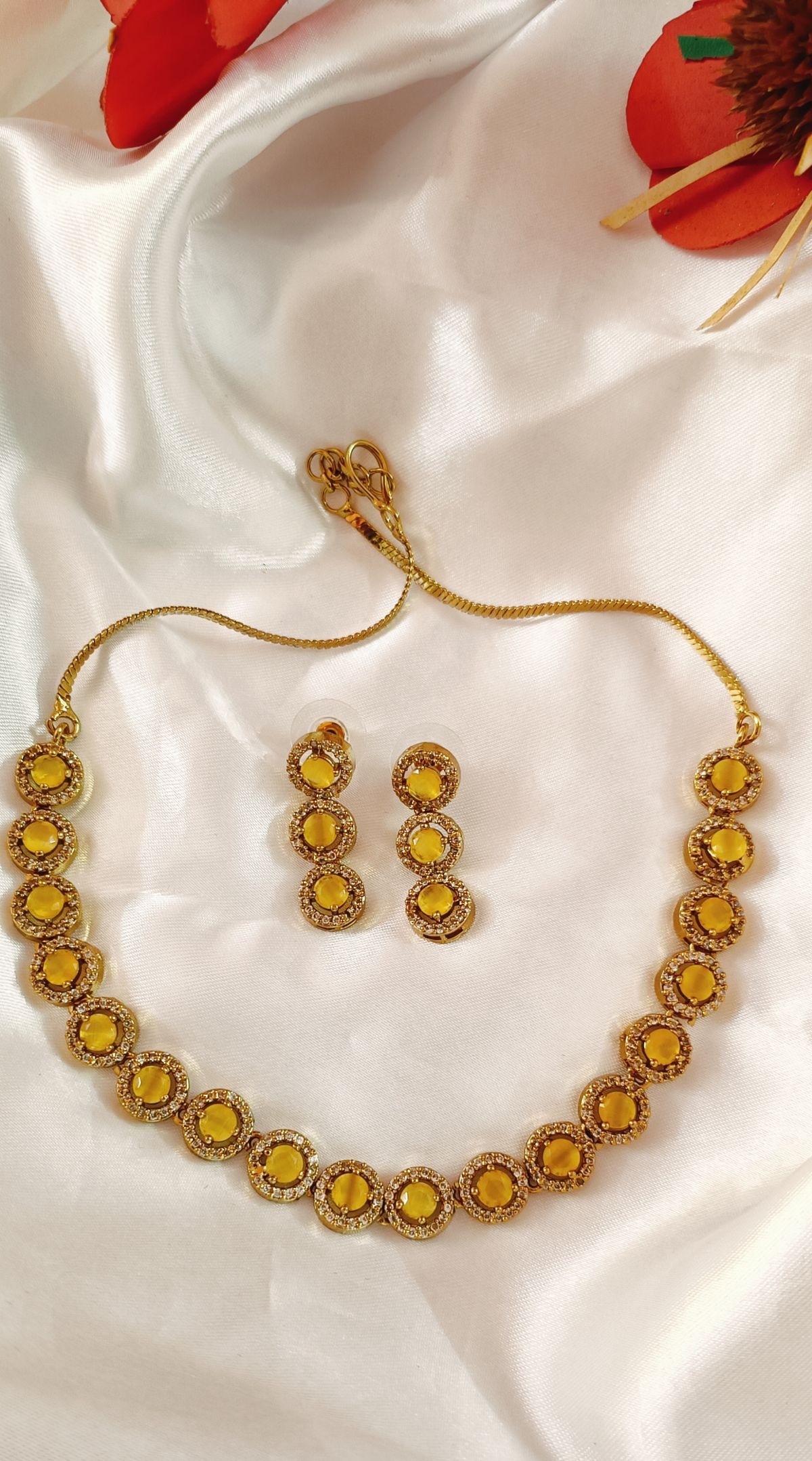 AD Rose gold tone necklace thumbnail 2