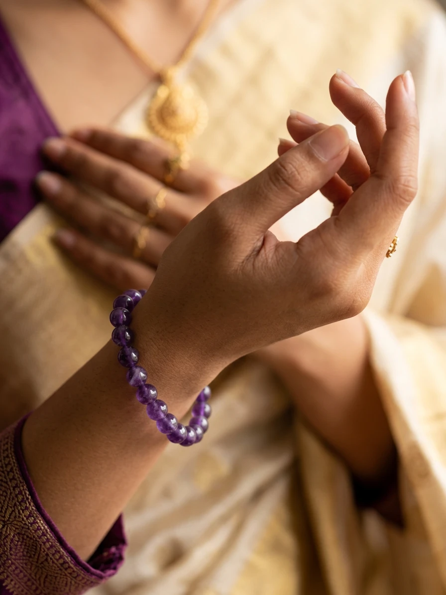 Amethyst Bracelet view 3