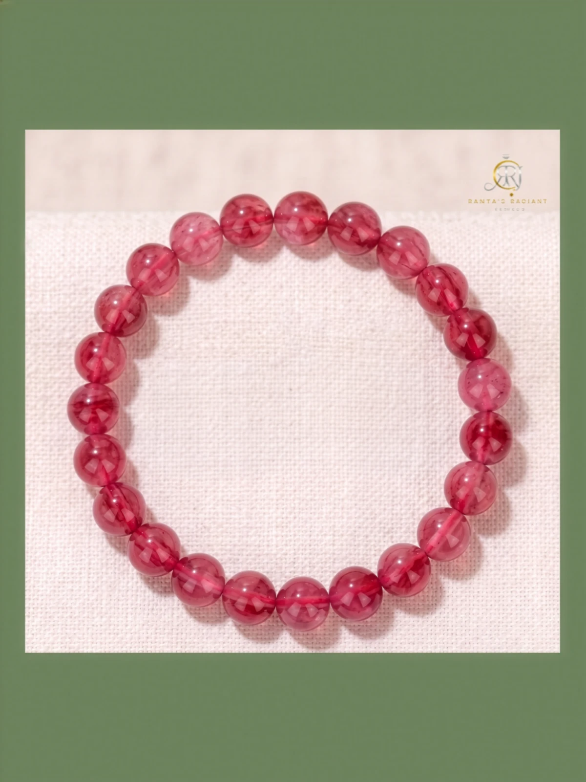 Strawberry Quartz Bracelet