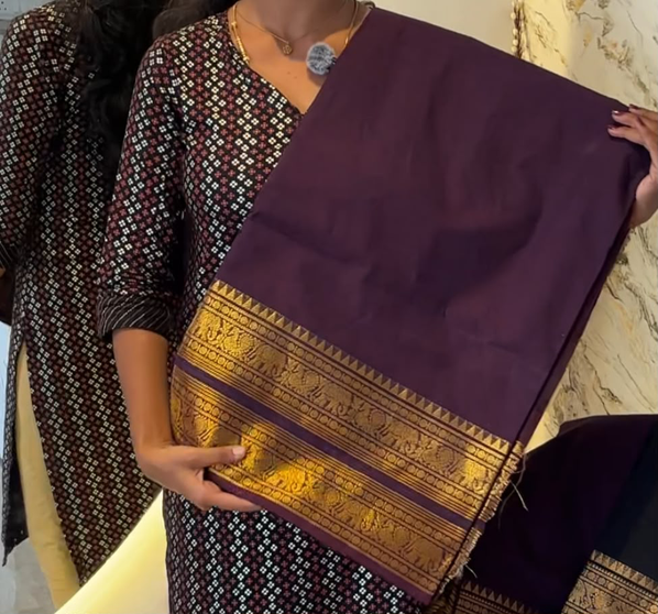 Chettinadu cotton saree
