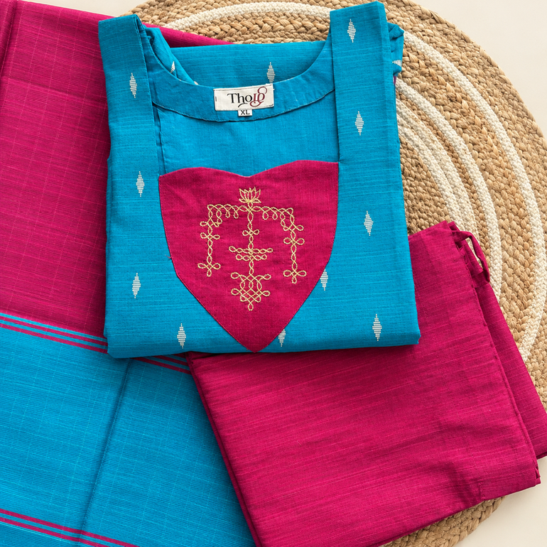Diwali raw silk kurti 